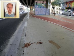 atropelamento ciclovia sob Minhocão