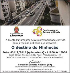 Audiência O destino do Minhocão