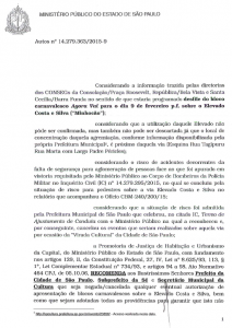 Ministério Público atende solicitação de CONSEGs