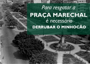 Praça Marechal Deodoro antes do Minhocão